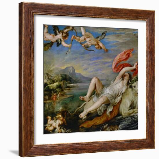 The Rape of Europa-Peter Paul Rubens-Framed Giclee Print