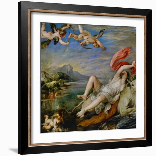 The Rape of Europa-Peter Paul Rubens-Framed Giclee Print