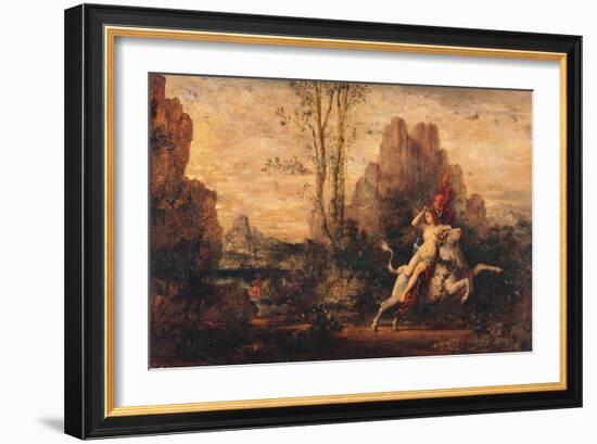 The Rape of Europa-Gustave Moreau-Framed Giclee Print