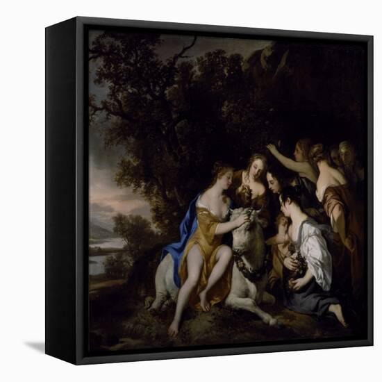 The Rape of Europa-Sir Peter Lely-Framed Premier Image Canvas