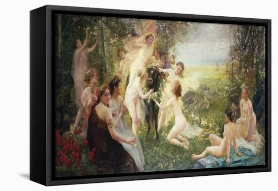 The Rape of Europa-Edouard Veith-Framed Premier Image Canvas