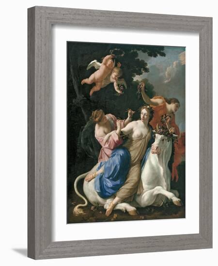 The Rape of Europa-Simon Vouet-Framed Giclee Print