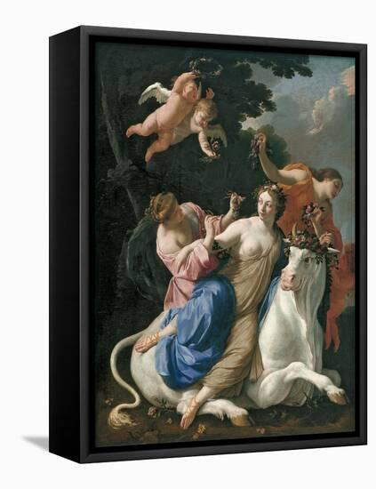 The Rape of Europa-Simon Vouet-Framed Premier Image Canvas