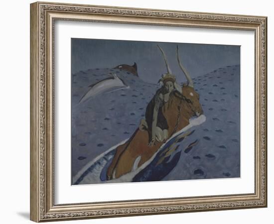 The Rape of Europa-Valentin Alexandrovich Serov-Framed Giclee Print