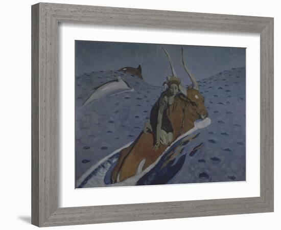 The Rape of Europa-Valentin Alexandrovich Serov-Framed Giclee Print