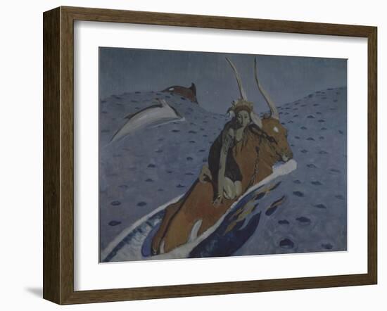 The Rape of Europa-Valentin Alexandrovich Serov-Framed Giclee Print