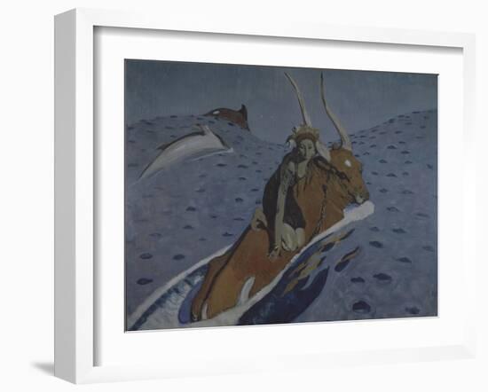 The Rape of Europa-Valentin Alexandrovich Serov-Framed Giclee Print