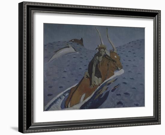 The Rape of Europa-Valentin Alexandrovich Serov-Framed Giclee Print