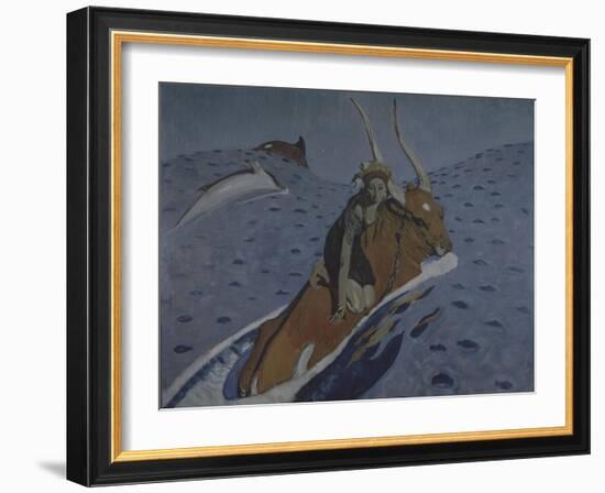 The Rape of Europa-Valentin Alexandrovich Serov-Framed Giclee Print