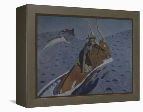 The Rape of Europa-Valentin Alexandrovich Serov-Framed Premier Image Canvas