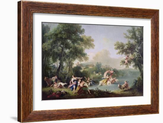 The Rape of Europa-Francesco Zuccarelli-Framed Giclee Print