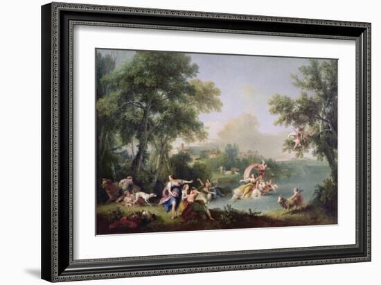 The Rape of Europa-Francesco Zuccarelli-Framed Giclee Print