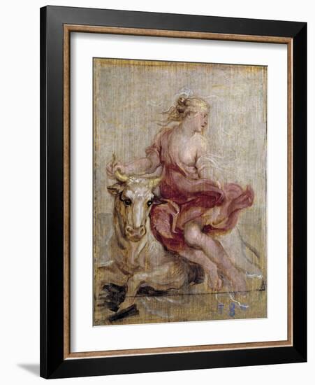 The Rape of Europe, 1636-7-Peter Paul Rubens-Framed Giclee Print