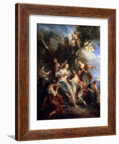 The Rape of Europe, C1725-Francois Lemoyne-Framed Giclee Print