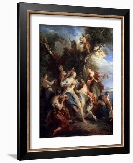 The Rape of Europe, C1725-Francois Lemoyne-Framed Giclee Print