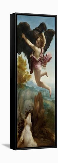 The Rape of Ganymede, 1520-1540-Correggio-Framed Premier Image Canvas