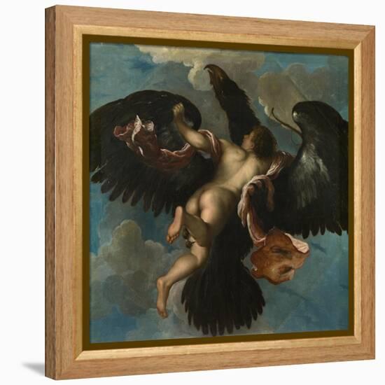 The Rape of Ganymede, Ca. 1575-Damiano Mazza-Framed Premier Image Canvas
