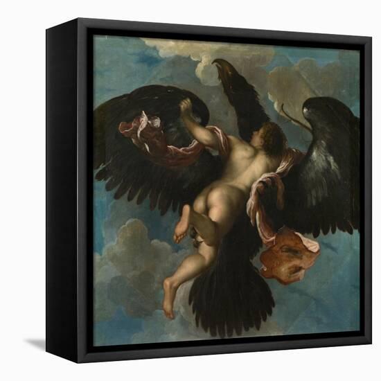 The Rape of Ganymede, Ca. 1575-Damiano Mazza-Framed Premier Image Canvas