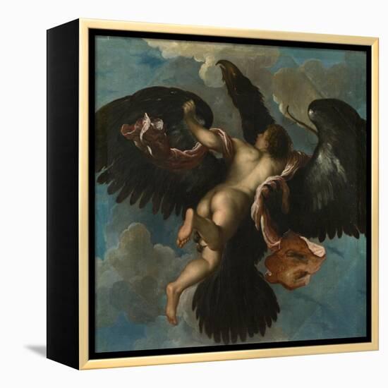 The Rape of Ganymede, Ca. 1575-Damiano Mazza-Framed Premier Image Canvas