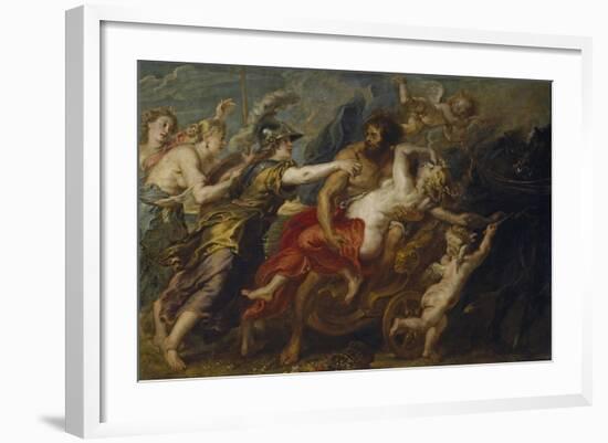The Rape of Proserpina, 1636-1638-Peter Paul Rubens-Framed Giclee Print
