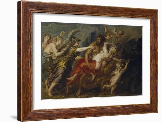 The Rape of Proserpina, 1636-1638-Peter Paul Rubens-Framed Giclee Print