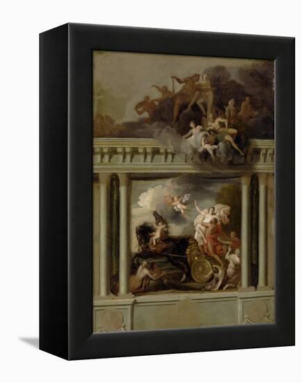 The Rape of Proserpine, Design for the Staircase of Devonshire House, London, C.1704-Louis Laguerre-Framed Premier Image Canvas