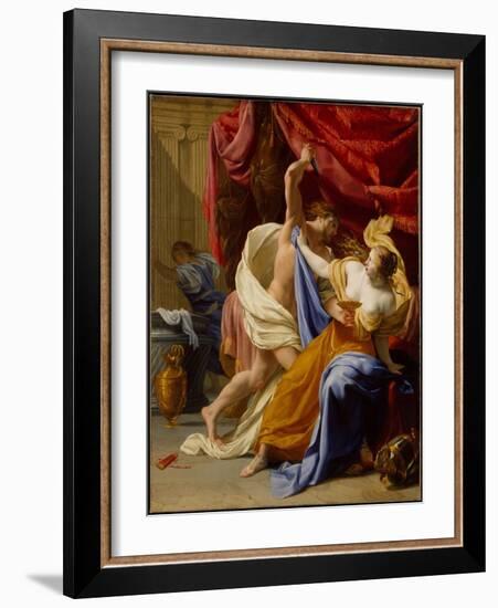 The Rape of Tamar, c.1640-Eustache Le Sueur-Framed Giclee Print