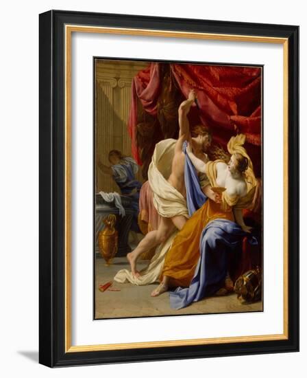 The Rape of Tamar, c.1640-Eustache Le Sueur-Framed Giclee Print