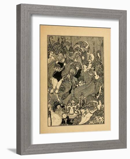 The Rape of the Lock-Aubrey Beardsley-Framed Giclee Print