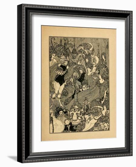 The Rape of the Lock-Aubrey Beardsley-Framed Giclee Print