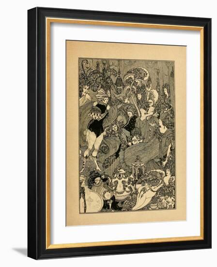 The Rape of the Lock-Aubrey Beardsley-Framed Giclee Print