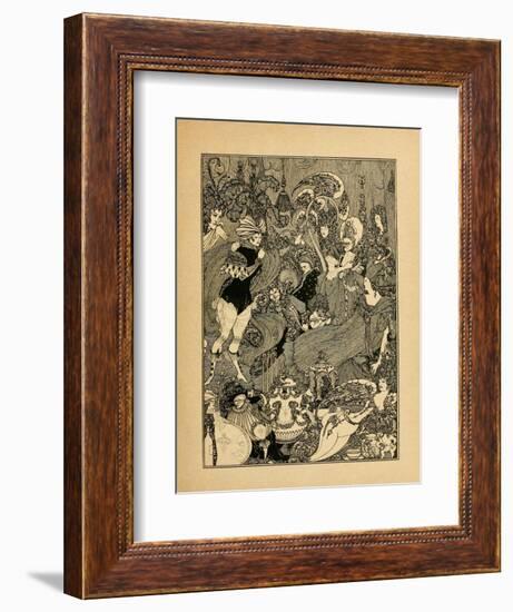 The Rape of the Lock-Aubrey Beardsley-Framed Giclee Print