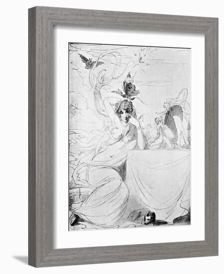 'The Rape of the-Benjamin West-Framed Giclee Print