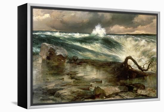 The Rapids Above Niagara-Thomas Moran-Framed Premier Image Canvas