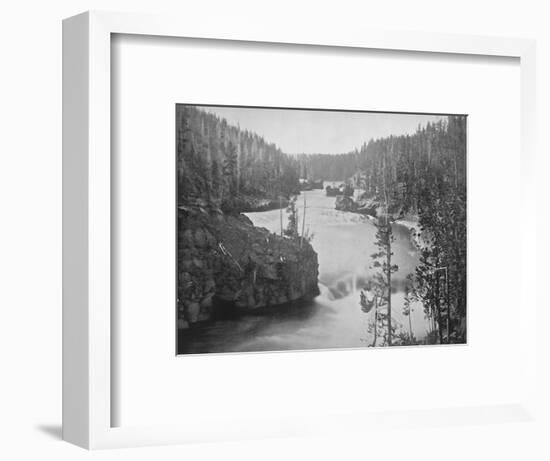 'The Rapids of the Yellowstone', 19th century-Unknown-Framed Photographic Print