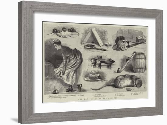 The Rat Plague in the Country-null-Framed Giclee Print