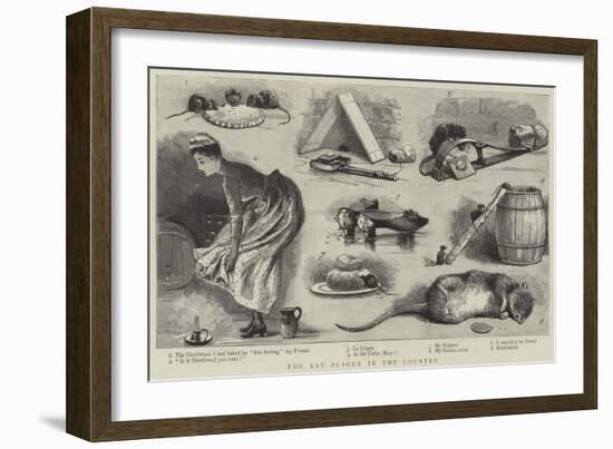 The Rat Plague in the Country-null-Framed Giclee Print