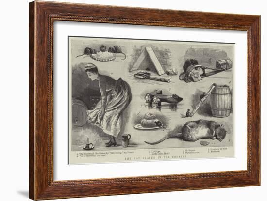 The Rat Plague in the Country-null-Framed Giclee Print