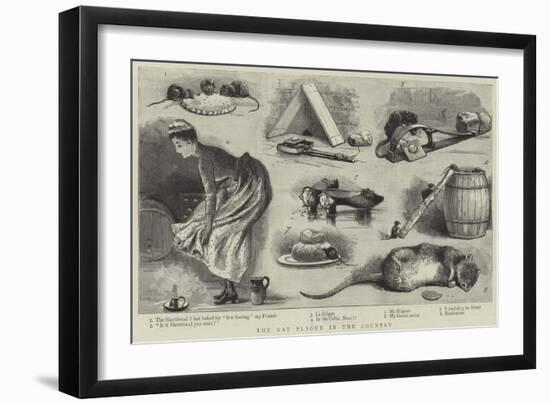 The Rat Plague in the Country-null-Framed Giclee Print