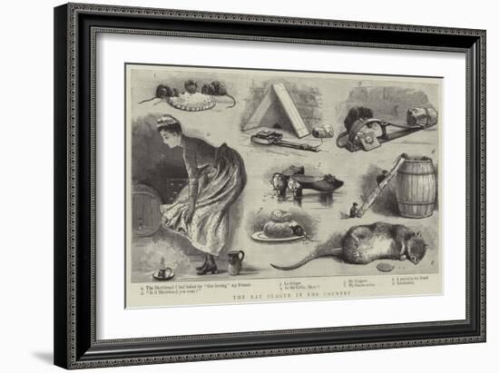 The Rat Plague in the Country-null-Framed Giclee Print