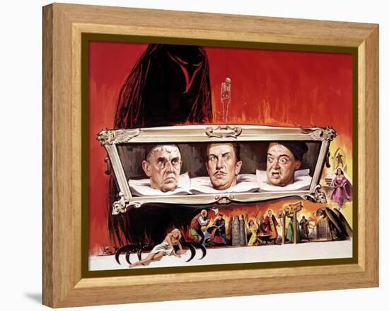 The Raven, Boris Karloff, Vincent Price, Peter Lorre, 1963-null-Framed Stretched Canvas