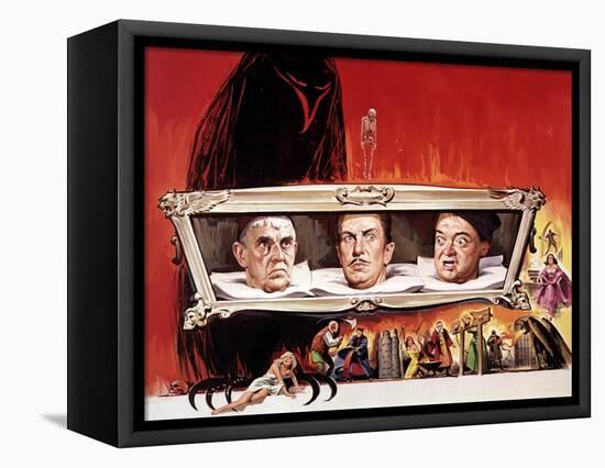 The Raven, Boris Karloff, Vincent Price, Peter Lorre, 1963-null-Framed Stretched Canvas