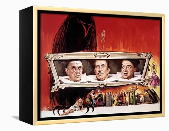 The Raven, Boris Karloff, Vincent Price, Peter Lorre, 1963-null-Framed Stretched Canvas