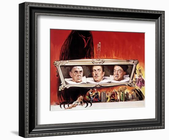 The Raven, Boris Karloff, Vincent Price, Peter Lorre, 1963-null-Framed Premium Giclee Print