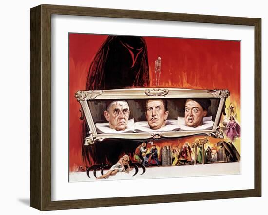 The Raven, Boris Karloff, Vincent Price, Peter Lorre, 1963-null-Framed Art Print