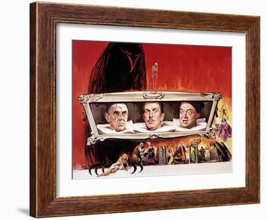 The Raven, Boris Karloff, Vincent Price, Peter Lorre, 1963-null-Framed Art Print