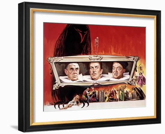 The Raven, Boris Karloff, Vincent Price, Peter Lorre, 1963-null-Framed Art Print