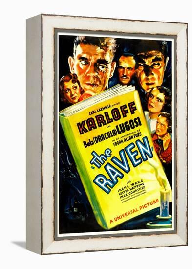 The Raven, Irene Ware, Boris Karloff, Ian Wolfe, Bela Lugosi, Inez Courtney, Lester Matthews, 1935-null-Framed Stretched Canvas