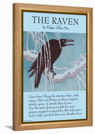 The Raven-null-Framed Stretched Canvas