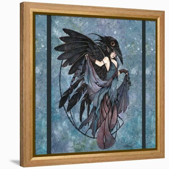 The Raven-Linda Ravenscroft-Framed Premier Image Canvas